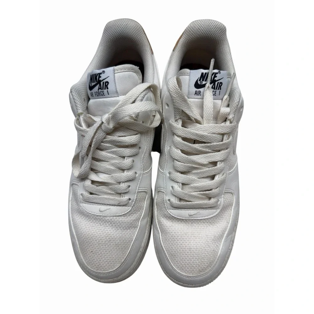 Nike Air Force 1 Shoes Mens Size 8  Cork Sustainable‎ Low DV7184-001 Sneakers